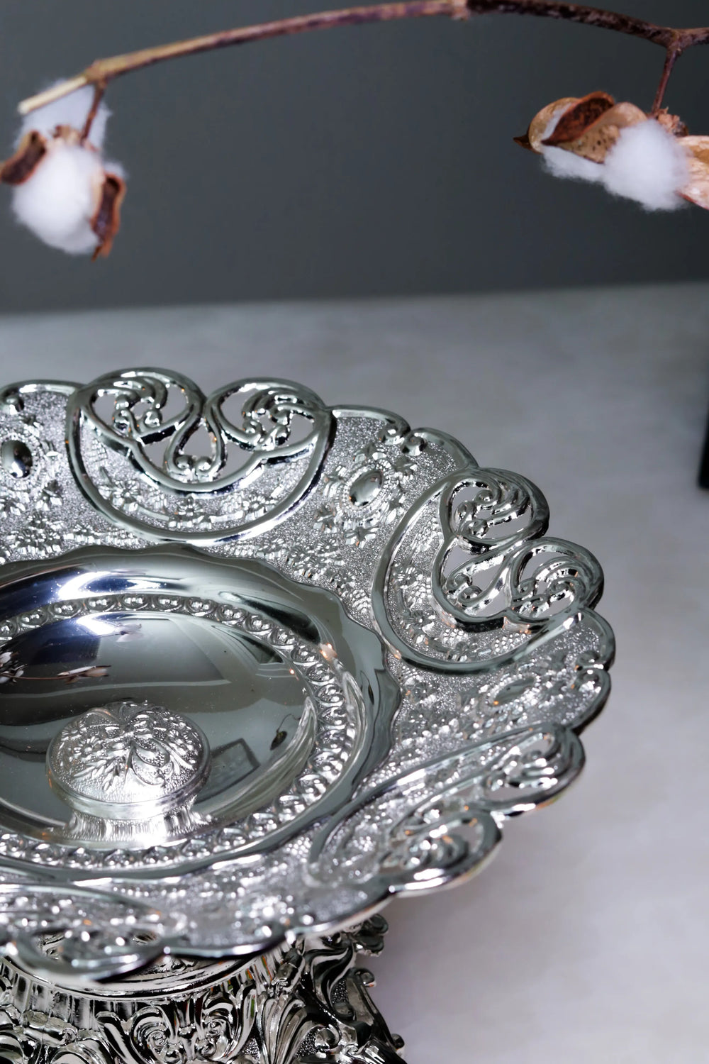 Regal Crown Etched Fruit Compote - image 3