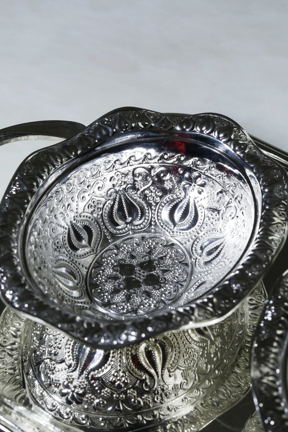 Regal Imperial Etched Bowls with Tray - image 3