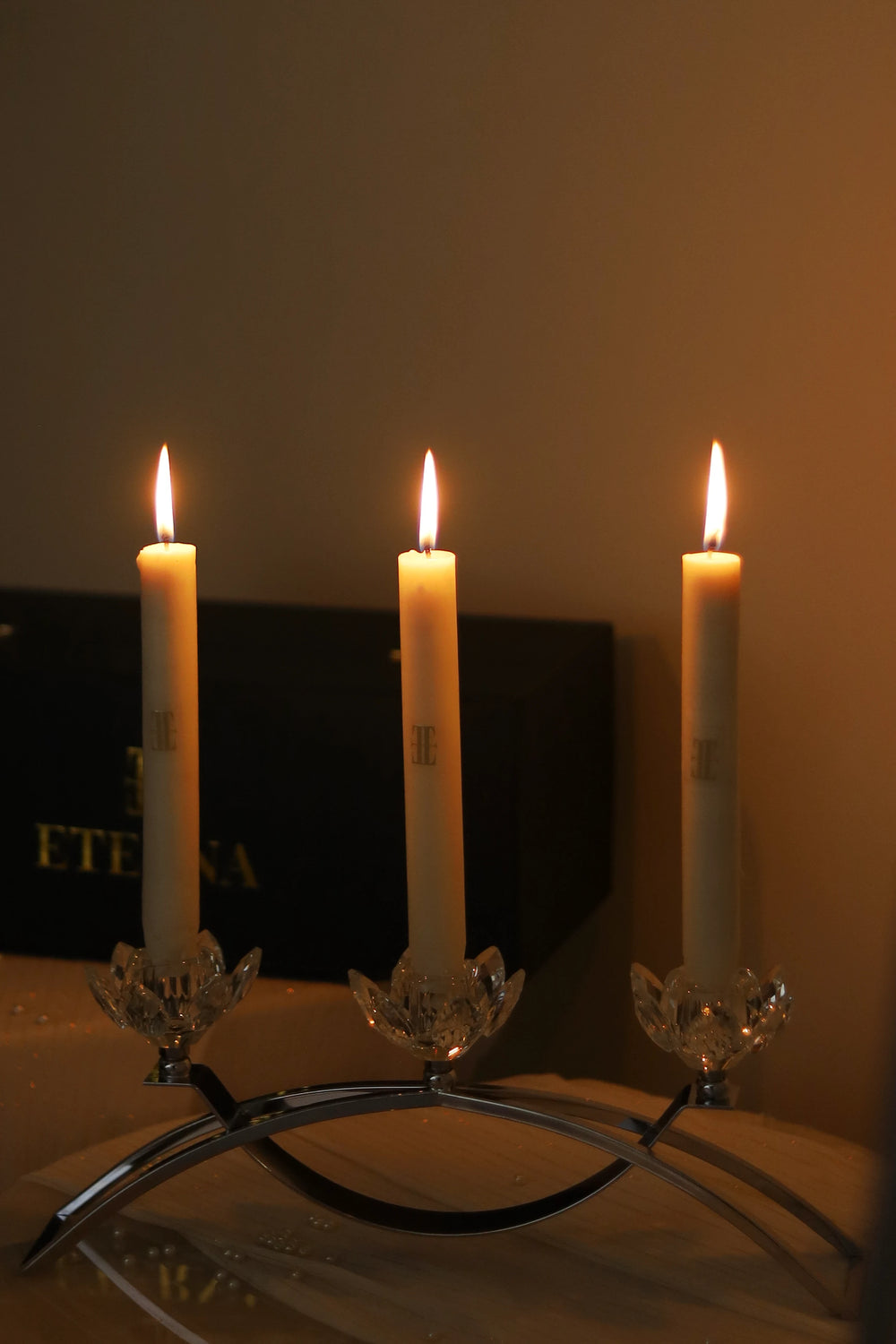 Verona Crystal Bloom Three-Light Candelabra - image 1,Verona Crystal Bloom Three-Light Candelabra - image 2,Verona Crystal Bloom Three-Light Candelabra - image 3,Verona Crystal Bloom Three-Light Candelabra - image 4