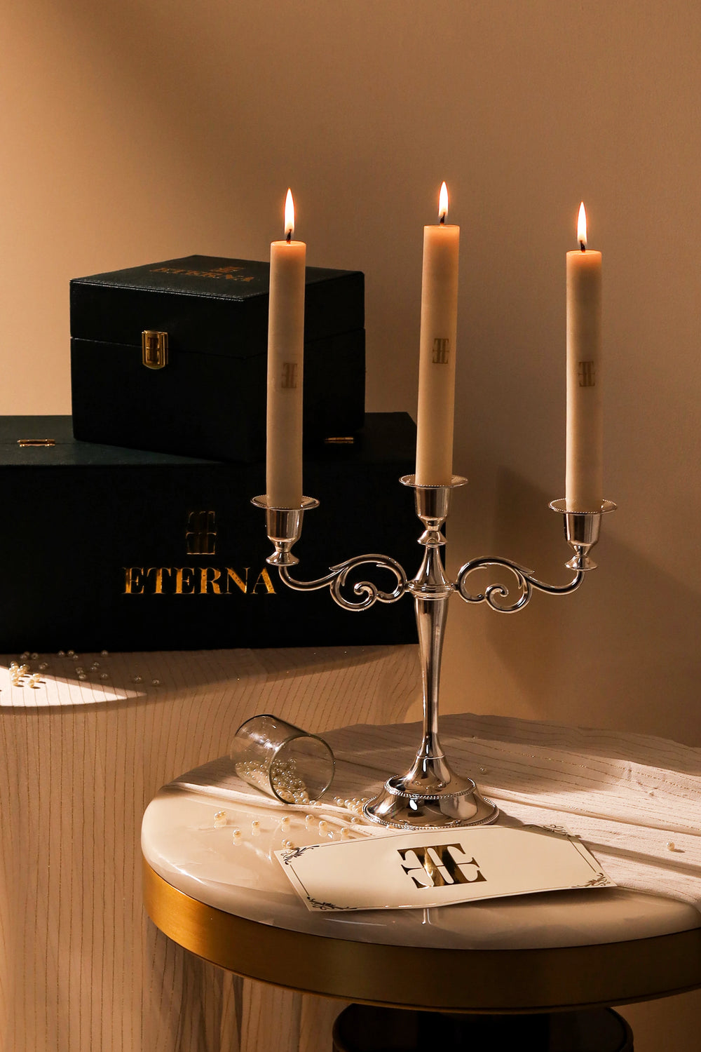 Verona Classic Three-Arm Candelabra - image 1,Verona Classic Three-Arm Candelabra - image 2,Verona Classic Three-Arm Candelabra - image 3,Verona Classic Three-Arm Candelabra - image 4