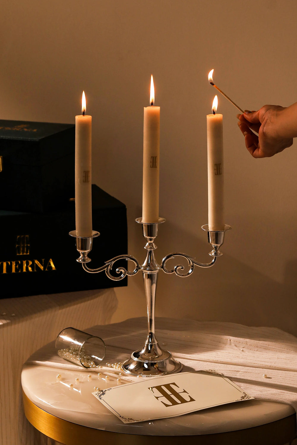 Verona Classic Three-Arm Candelabra - image 4