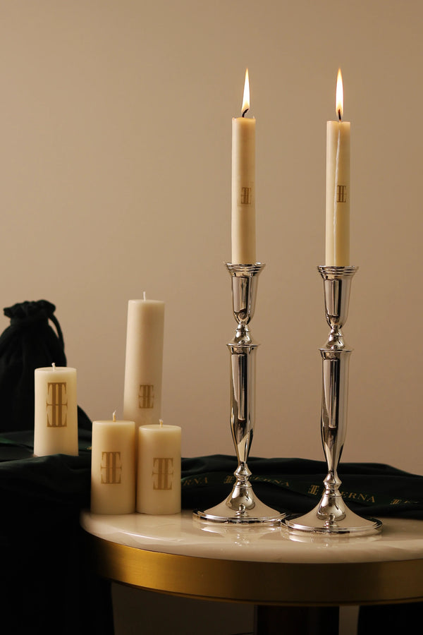 Verona Fluted Column Candle Stands - image 1,Verona Fluted Column Candle Stands - image 2,Verona Fluted Column Candle Stands - image 3