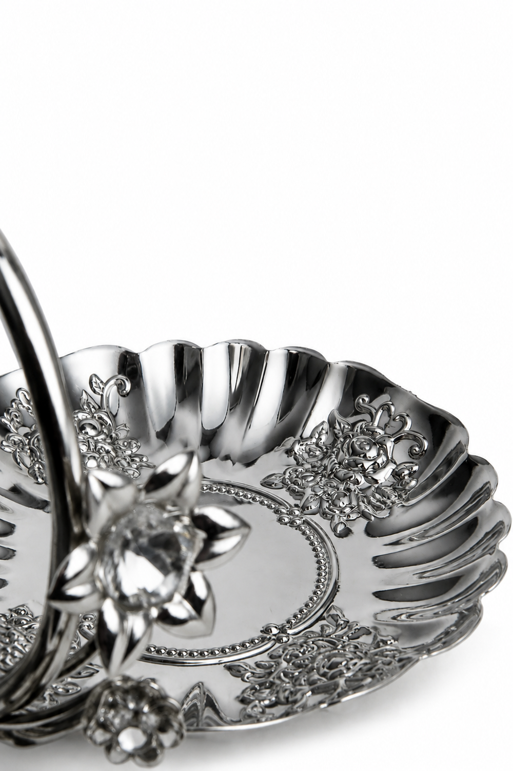 Regal Crystal Bloom Twin Shell Dish