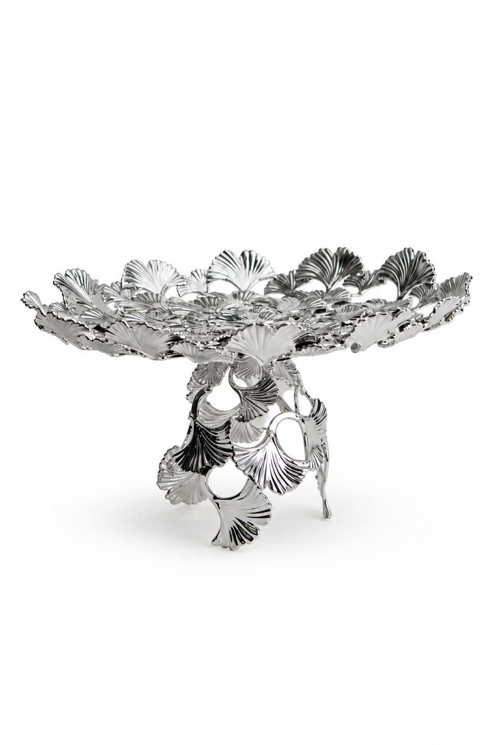 Eternal Bloom Ginkgo Leaf Cake Stand
