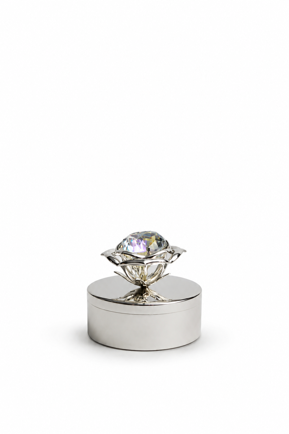 Diamond Finial Trinket Box & Tealight Set