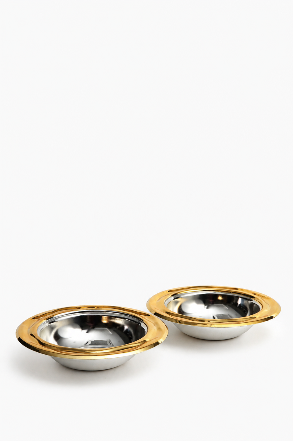 Verona Gilt Rim Twin Bowl Set